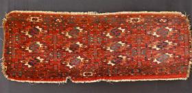  Rare Tekke torba fragment, 1.02 X 0.38m. More images and details on our web site. Just click the link below.