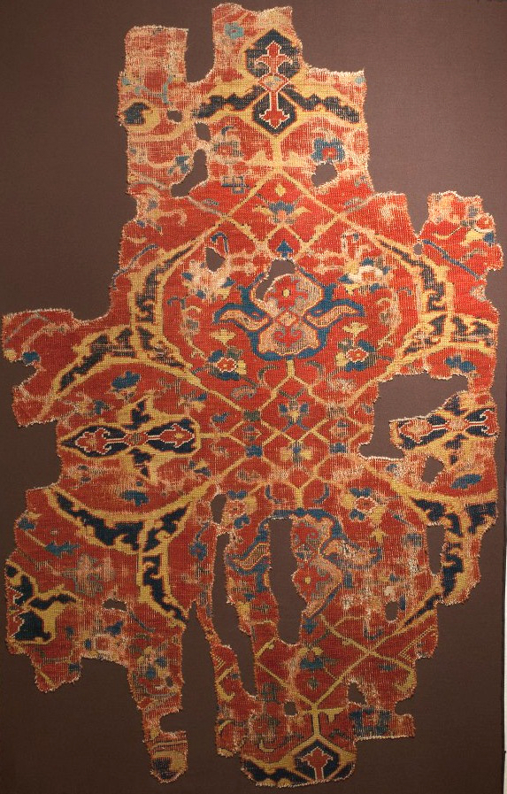 Ushak carpet fragment Konya Museum