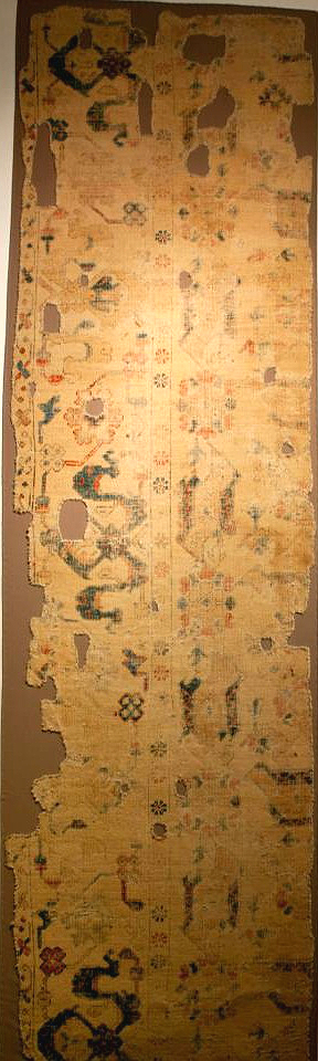 Ushak Bird Carpet fragment