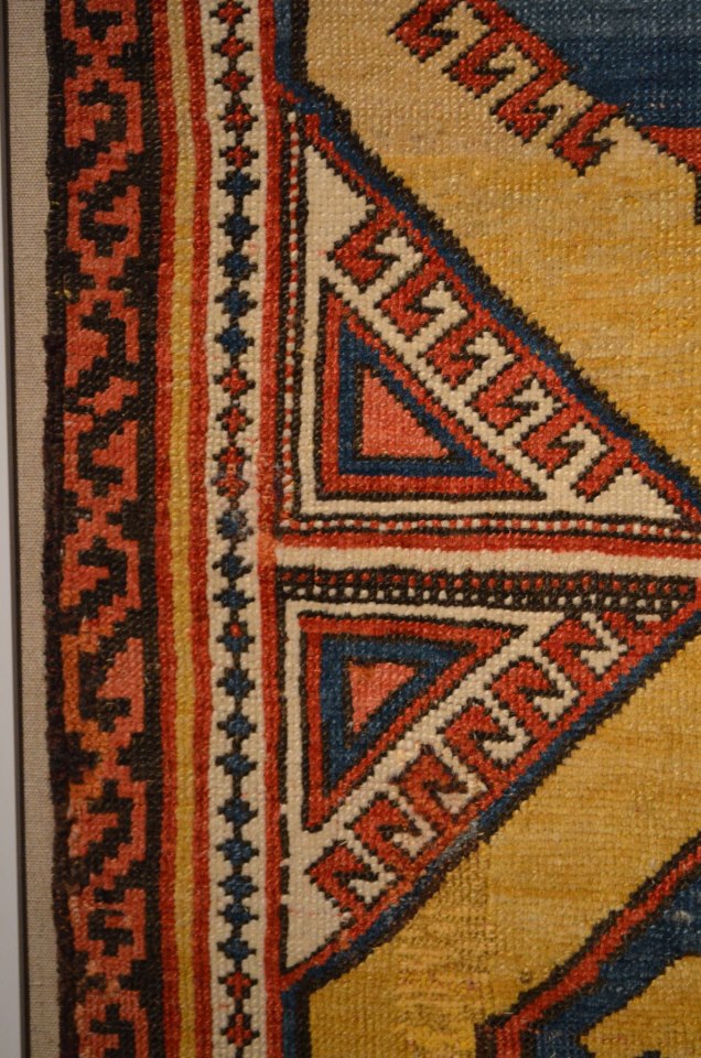 Part of an Anatolian multiple-field carpet