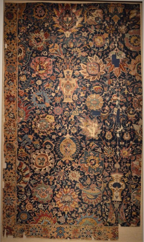 Kerman Vase Carpet Fragment