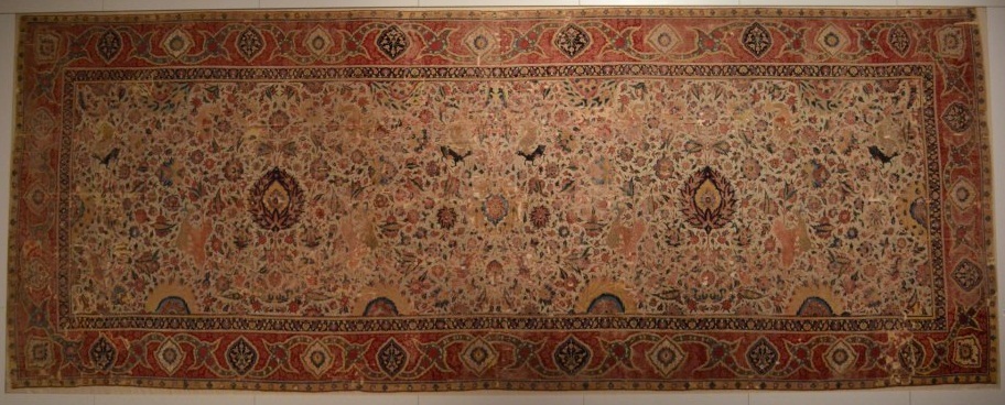Mughal Spiral Tendril Carpet Berlin Museum