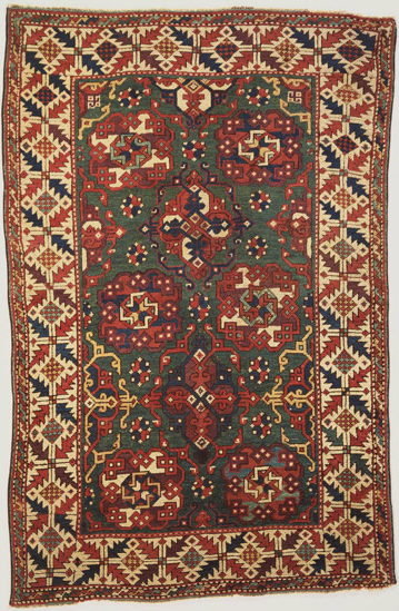 small pattern Holbein rug