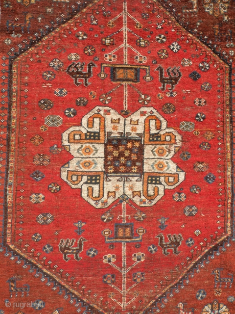 Antique Qashqai rug,154x200 cm                             