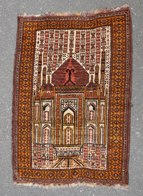 Ersari Turkmen rug,74 x 107cm                            