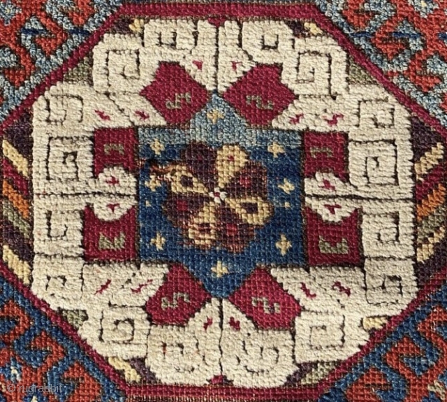 Detail of a lovely Anatolian prayer rug. Please ask for more pics and info.                   