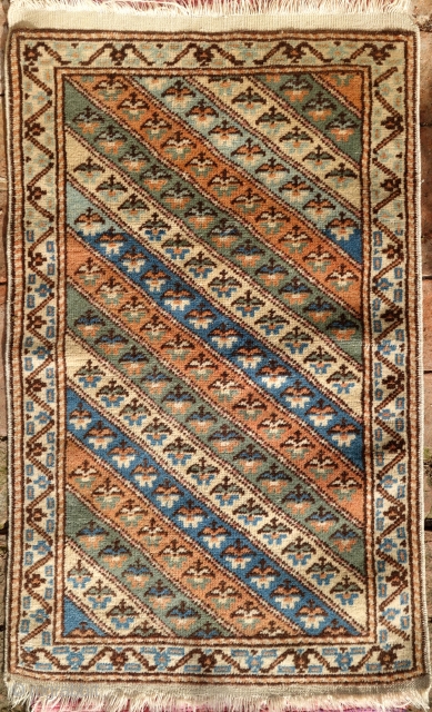Antique, Turkish rug, natural colours, 120x76cm                           