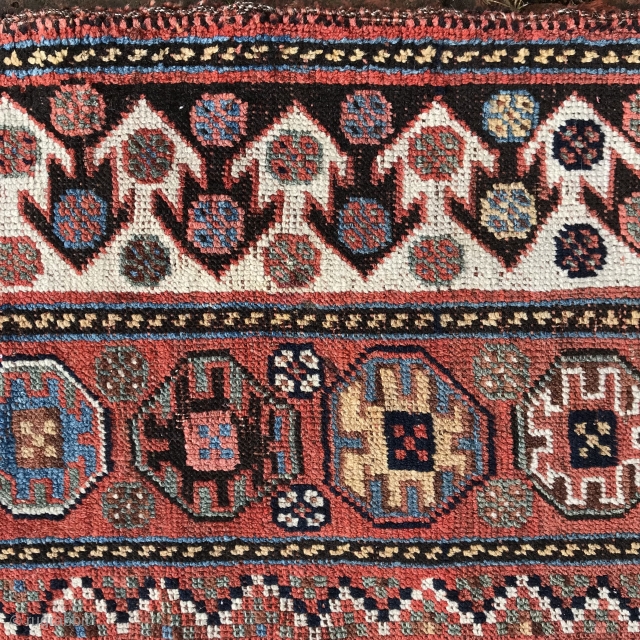 Antique Veramin,  276x146 cm, lovely colours, circa 1880 or older, outstanding border, gently washed.  For more pictures please ask.            