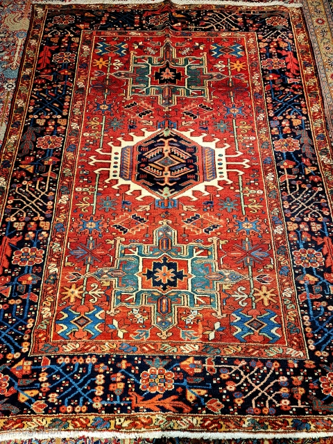 Antique Gharaje rug.

Size:190x138cm

P.O.R                              