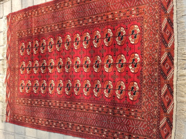Nice antique aturkman rug.

Perfect condition 

Circa1920
Size:204×153cm

P.O.R
                           