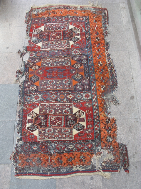 986-Anatolian kurdish divan carpet 195x103