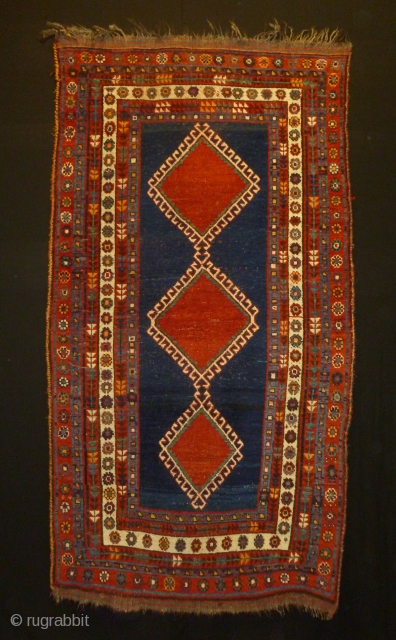 ca.1900 wonderful Kashgai rug,,all natural colour,,size:240x130 cm 7.9x4.2 ft