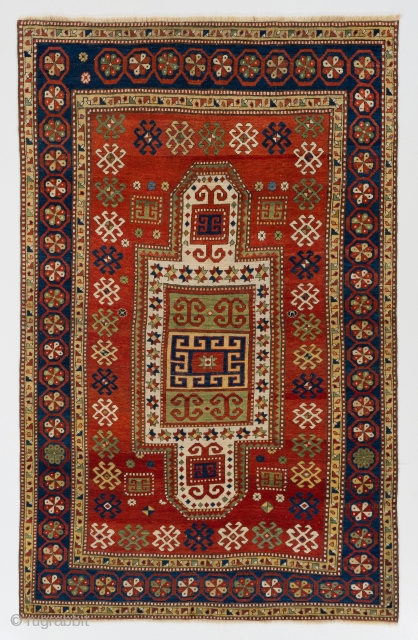 Antique Caucasian Sewan Kazak Rug, 5'2" x 8' - 156x243 cm, no 4607                    