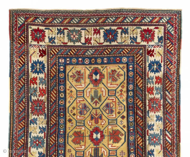 Antique Caucasian Rug, 130x262 cm                            
