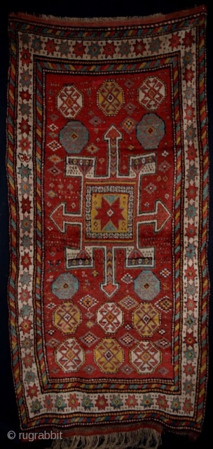 Antique North East Turkish Bergama Rug, Outstanding, 19th century
www.knightsantiques.co.uk
Size: 8ft 6in x 4ft 3in (259 x 129cm).
Antique North East Anotolian Bergama region rug.
2nd half 19th century.
A really outstanding rug, with ...