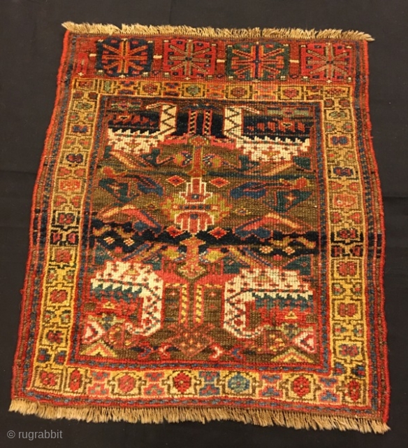 Persian pile bag face in good condition .75 x 68 cm                      