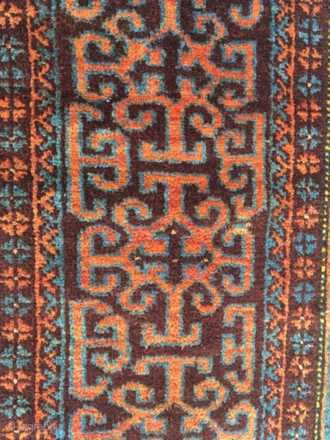 Antique beluch rug yastk ,102 x 56 cm                         