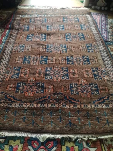 A highest quality kepse gul Yomud, very fine, 170/110 cm. Used condition, but good.                   