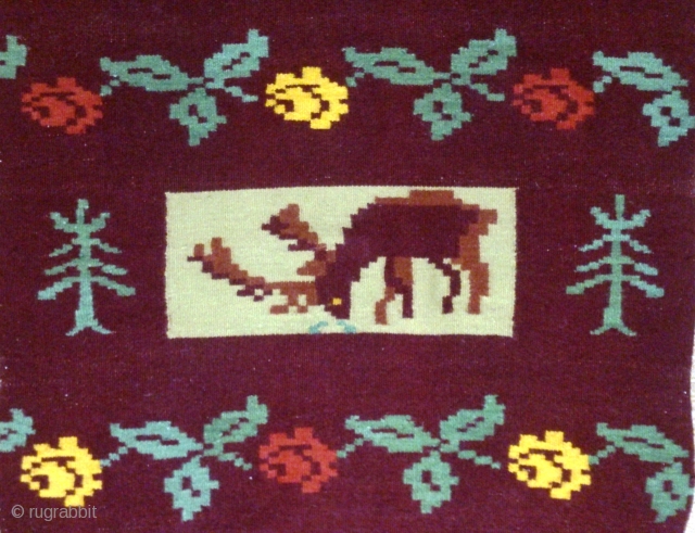 Swedish kilim(Rolakan technique), no: 246, size: 188*66cm, dated and signed, pictorial design, wall hangings.                   