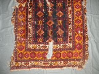 Antique baluch rug fragment, 104x200 cm                           