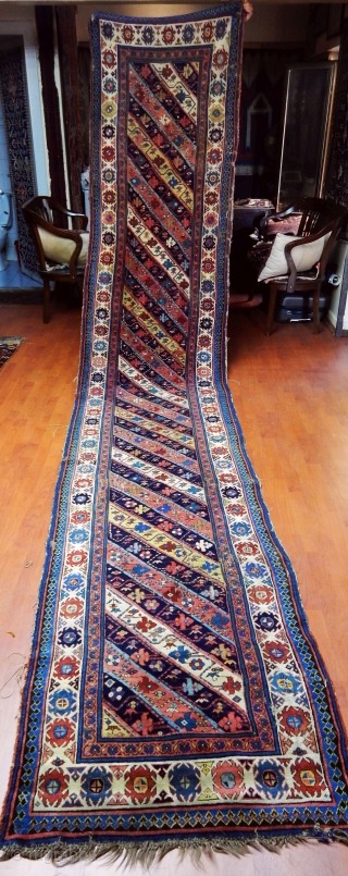 Antique Caucasian Talısh Rug Runner 
Size.500x95 cm                          