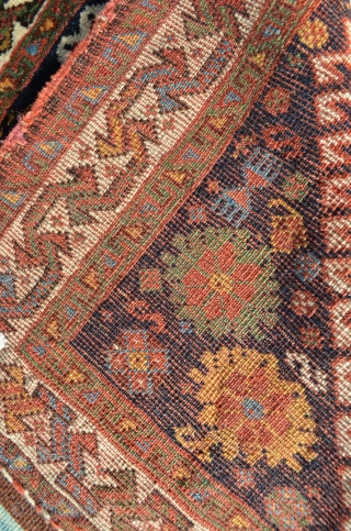 Qashqai. All original. 2'x 2'. Beautiful wool and colors.                        