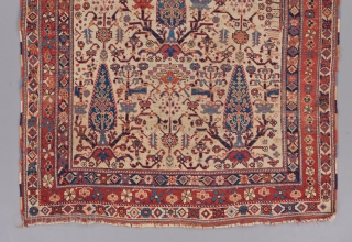 A great early Afshar measuring 4'11" x 4'2". 

Visit our website for more rare woven art : www.bbolour.com               