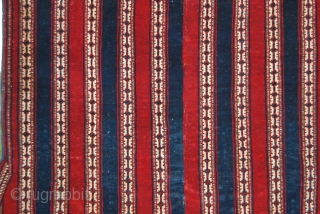 Goklan Yomut of Northern Persia horse blanket.  Cm 125x135 ca. Late 19th or very early 20th c. Red, blue, green, white….beautiful, elegant, great, natural dyes. Very fine weaving, roughly half a  ...