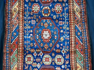 Shahsavan rug, cm 380x110, or ft 12.5x3.6. End 19th/early 20th century - Mint condition - High, full, heavy pile - Great, soft wool - Fantastic, natural dyes - No restorations, no holes,  ...