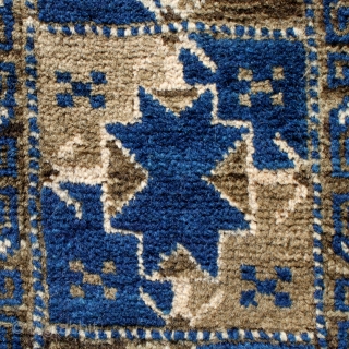 Antique Baluch rug, 138x81cm, natural colours,carefully washed.                          