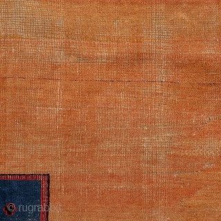 Antique Khorassan carpet, mid 19th, 330x470cm, worn, damaged, cut and shut. Most beautiful colours, alas the back looks better than the front.Amazing shades of peach, apricot and sunset.     