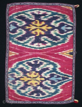 1850th Uzbek adras Ikat fragment, it is excellent piece, as a collector, superb natural dyes colours.and design. It can be very good decorative piece. it is silk warp cotton weft. Very cute ...