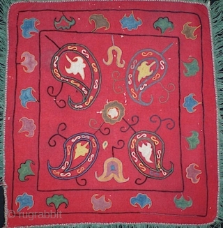 Beautiful Antique 19th cent Uzbek Lakai Silk Embroidery(Ayno halta). it has superb motif such as (bodom gul). An excellent veg dyes colours. Perfect condition. For more information please mail me.