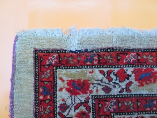 Antique Malayer on camel background.

203 x 130 cm

Circa 1900

Well preserved with little border damage (check photos)                 