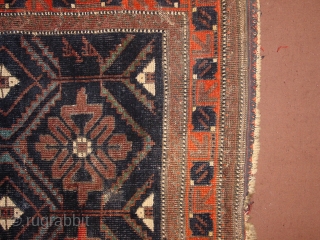 around 1860 baluch northwest persia with fabulous natural colors, great fineness, some tiny repairs, 

77x76cm
2.6x2.5ft                  
