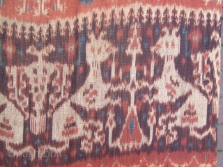 Indonesian Ikat
Size: 130x240cm (4.3x8.0ft)
Natural colors
