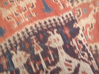 Indonesian Ikat
Size: 130x240cm (4.3x8.0ft)
Natural colors