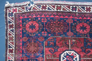 ca.1880 Baluch Bagface,.silky wool ,Natural colour,.size:70x88 cm 2.3x2.9 ft