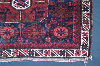 ca.1880 Baluch Bagface,.silky wool ,Natural colour,.size:70x88 cm 2.3x2.9 ft