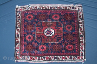 ca.1880 Baluch Bagface,.silky wool ,Natural colour,.size:70x88 cm 2.3x2.9 ft