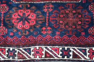ca.1880 Baluch Bagface,.silky wool ,Natural colour,.size:70x88 cm 2.3x2.9 ft