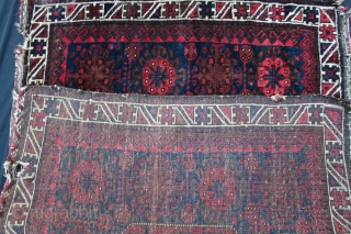 ca.1880 Baluch Bagface,.silky wool ,Natural colour,.size:70x88 cm 2.3x2.9 ft