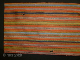 ca.1850 Shahsavan Jajim fragment,.size:24x173 cm