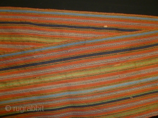 ca.1850 Shahsavan Jajim fragment,.size:24x173 cm