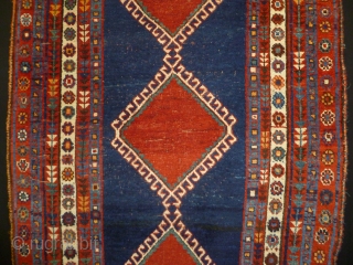 ca.1900 wonderful Kashgai rug,,all natural colour,,size:240x130 cm 7.9x4.2 ft