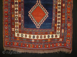 ca.1900 wonderful Kashgai rug,,all natural colour,,size:240x130 cm 7.9x4.2 ft