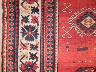 Antique Caucasian Borchalo Kazak Rug, 9 x 4.11 ft, mid 19th Century, good condition, untouched.                  