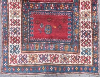 Caucasian Borchalo Kazak Rug, 199x135cm (6.5 x 4.4 ft), 19th Century, Excellent condition, good pile                  