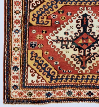 Chelaberd Rug, Karabagh, South West Caucasus, 4'5" x 8'  (135x240 cm), ca 1900 or before, in German Condition.              