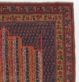 An Exceptional antique Afshar Rug with Moharramat design, South Persia, ca 1870, 5'3" x 8'6" (160x260 cm)                
